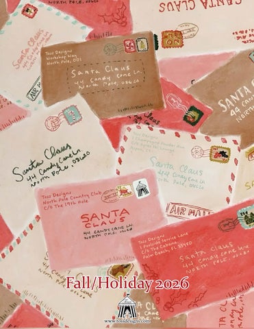 Toss Designs Fall & Holiday 2026 Catalogue