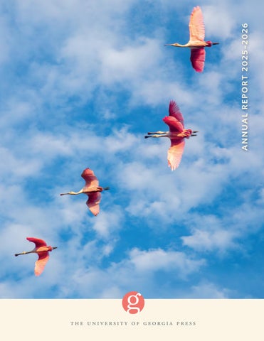 UGA Press 2026 Annual Report