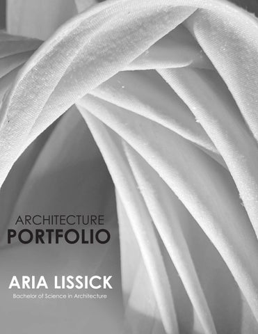 Aria Lissick Architecture Portfolio 2026