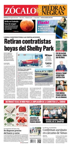Piedras Negras 28 de agosto de 2026