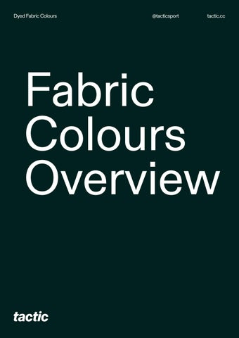 Fabric Colour Catalogue