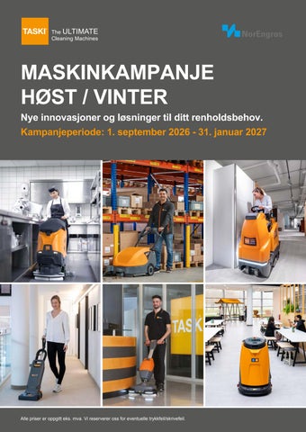 Norengros Taski Maskinkampanje høst 2026