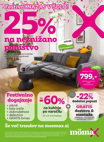 -25% na neznižano pohištvo