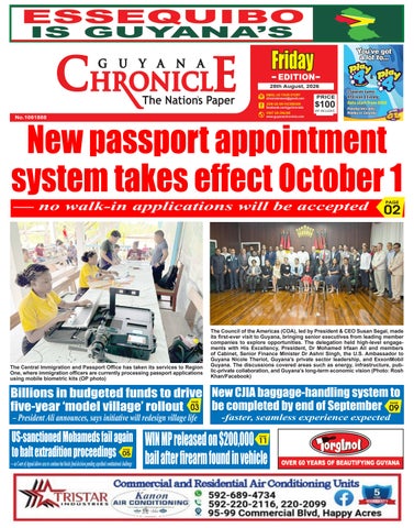 Guyana Chronicle E-Paper 28-08-2026