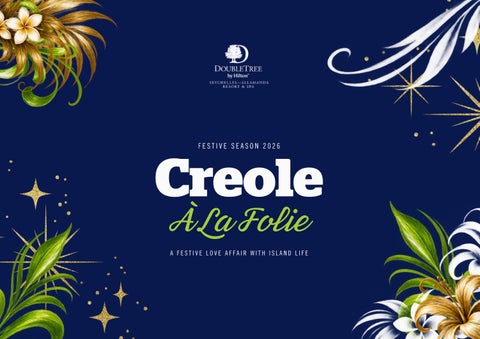 Festive Brochure Creole A La Folie 2026