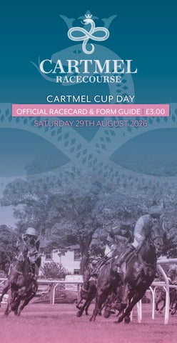 Cartmel Racecard - Saturday 29th August
