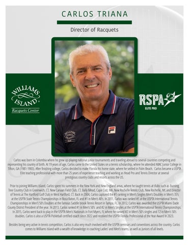 Tennis Pros Brochure