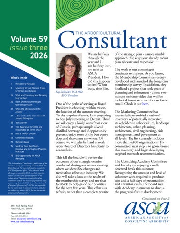 The Arboricultural Consultant 2026 - Q3