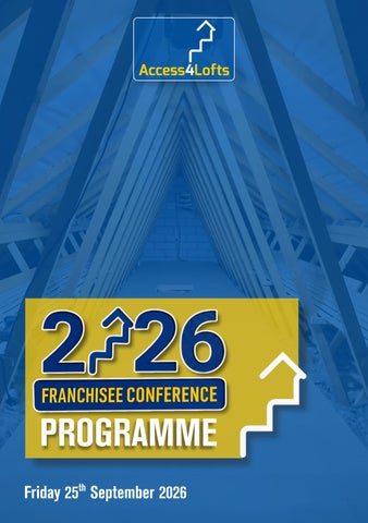 Access4Lofts 2026 Franchisee Conference Programme