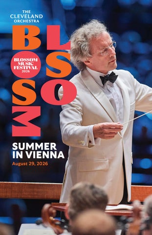 Blossom Music Festival 2026 August 29 Concert
