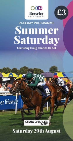 Beverley Racecard - Saturday 29th August
