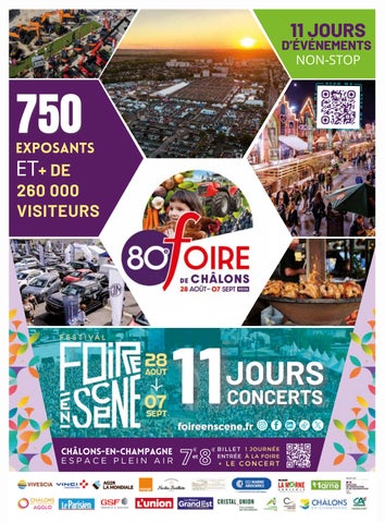 FOIRE DE CHALONS AOUT 2026