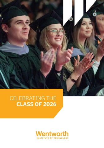 Wentworth Summer Commencement 2026 Program Book