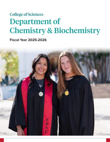 Department of Chemistry & Biochemistry FY25-26 Report