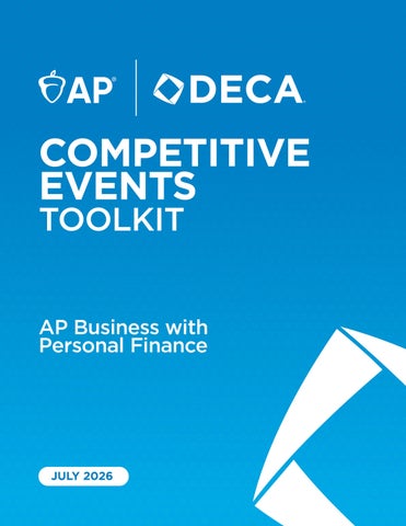 AP | DECA Competitive Events Toolkit