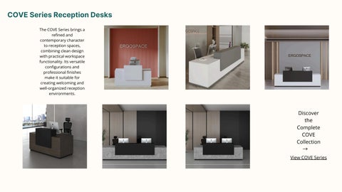 majitha p Ergospace Reception 书桌 产品集 第 7 页