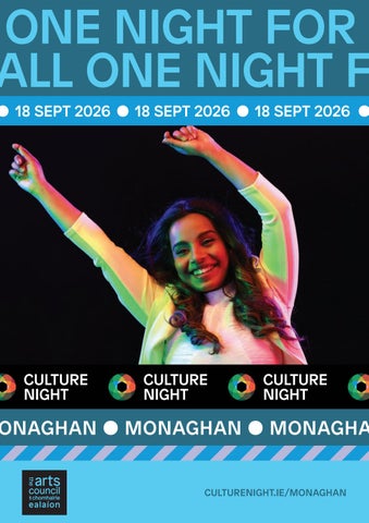 Culture Night Monaghan 2026 Programme 