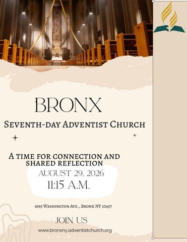 Bronx Church Bulletin