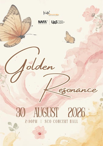 Golden Resonance PROGRAMME
