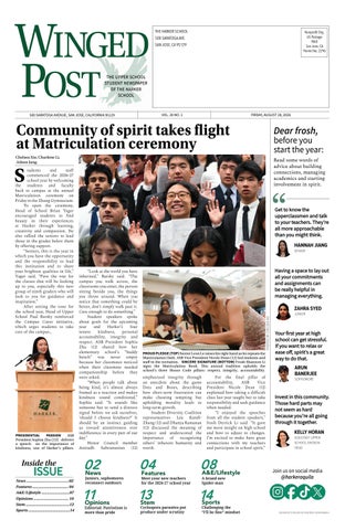 Winged Post Volume 28, Issue 1
