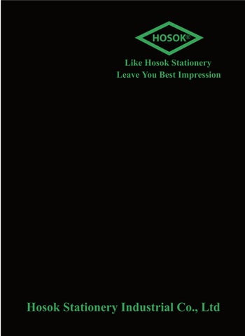 Hosok Stationery  Catalogue 4