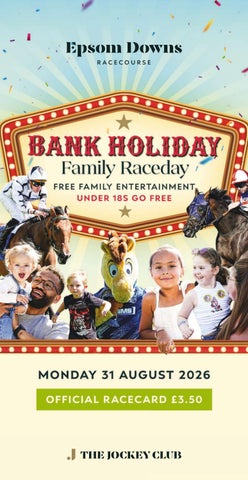 Epsom Downs Racecard - Monday 31st August