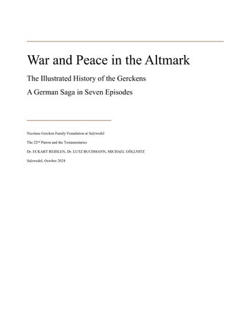Krieg und Frieden in der Altmark Gesamtdok EN bod mB Auflage 2