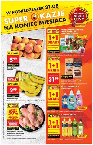 Biedronka gazetka spożywcza od 31.08 do 5.09.2026