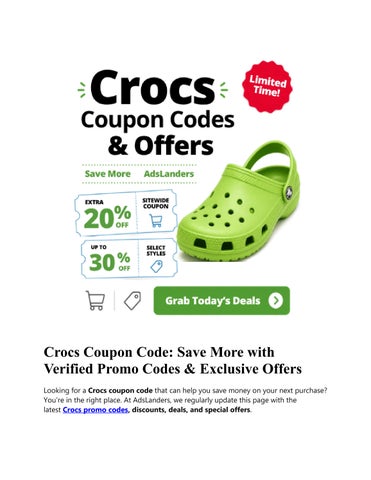 Crocs Coupon Code
