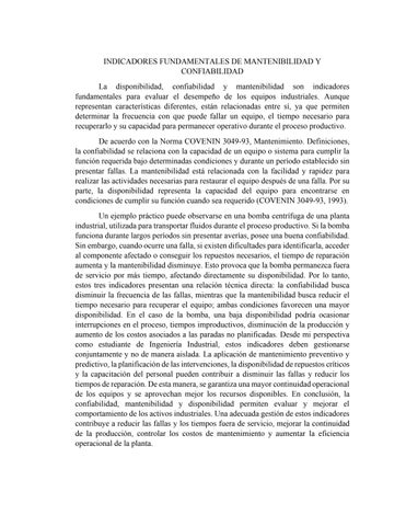 mantenimiento