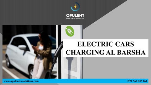 ELECTRIC CARS CHARGING AL BARSHA