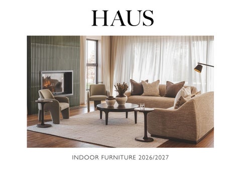 HAUS Indoor Furniture Catalogue 2026