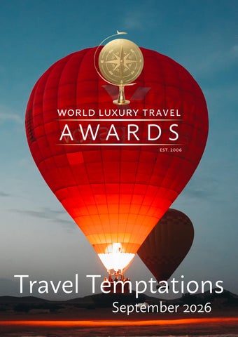 Travel Temptations - September 2026