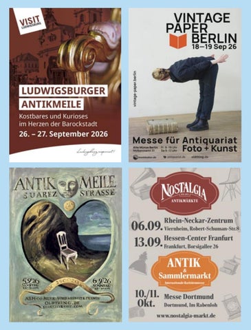 Termine Antikmärkte 09/2026
