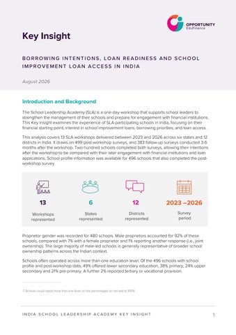 India School Leadership Academy Key Insightt_VBL