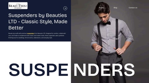 Suspenders by Beauties LTD — Classic Style, Modern Confidence