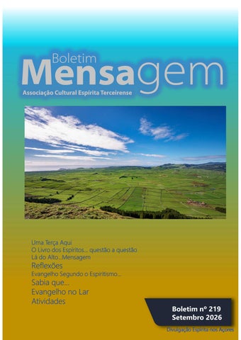 Boletim Mensagem AET nº 219 - Setembro 2026