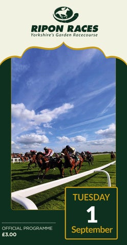 Ripon Racecard - Tuesday 1st September