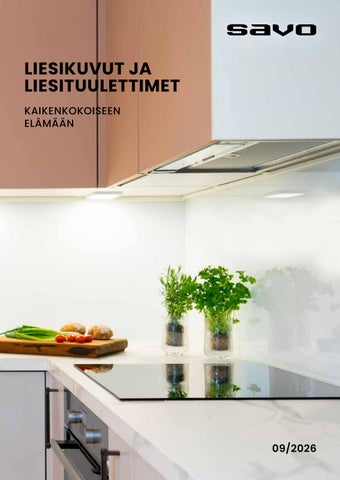 Liesikuvut ja liesituulettimet 09-2026