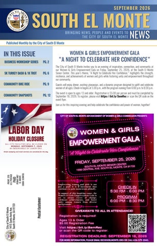 South El Monte News - September 2026