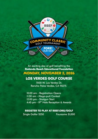 RBEF Golf Tournament - Sponsorship Deck