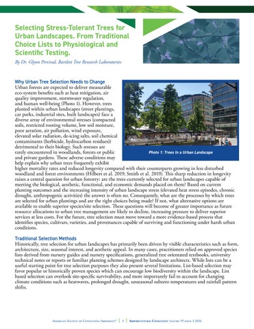 Consultant Q3 2026 - Selecting Stress-Tolerant Trees
