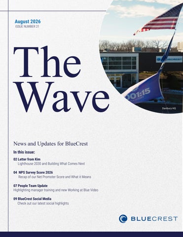The Wave Newsletter - August 2026 - English