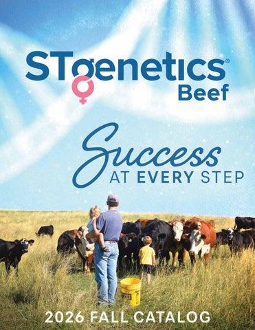 STgenetics® Beef 2026 Fall Catalog