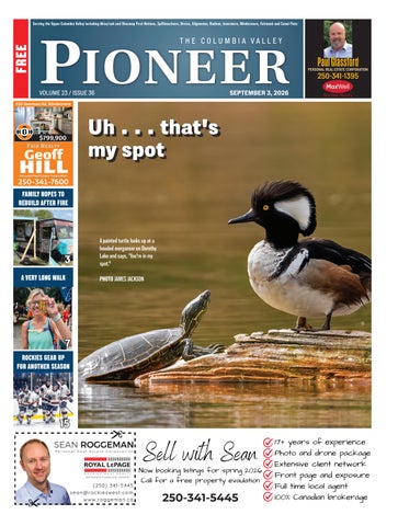 Columbia Valley Pioneer - September 3, 2026