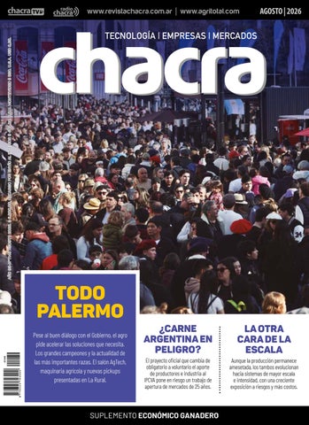 REVISTA CHACRA AGOSTO 2026 