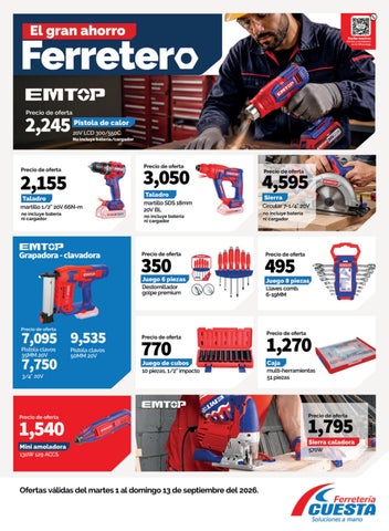 El gran ahorro ferretero: todo para tu proyecto al mejor precio