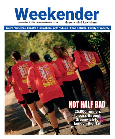 Greenwich & Lewisham Weekender - September 2nd 2026