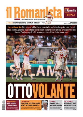 Il Romanista dell'1 settembre 2026
