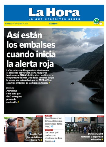Los Ríos: 01 de septiembre, 2026